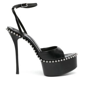 Alexander Wang Nova 145mm platform leather sandals
